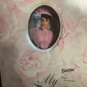 Barbie Eliza Doolittle in Elegant Pink Ensemble
